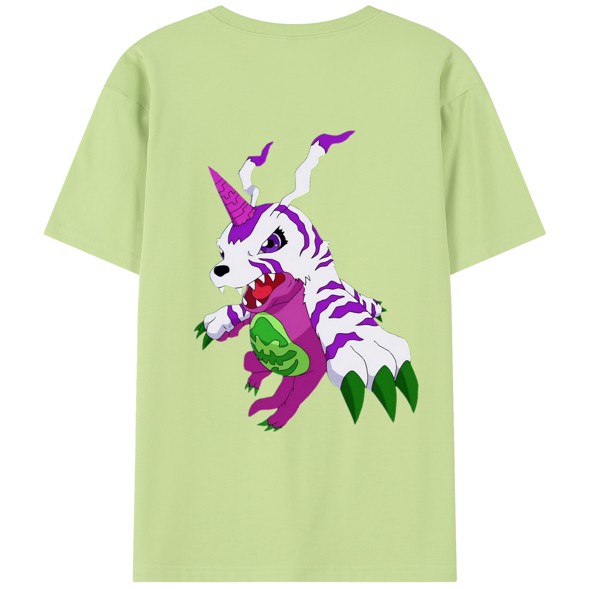 （画像用） Digimon デジタルモンスター/デジモン 綿100％半袖Tシャツ（背面プリント）
